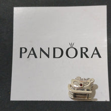 Load image into Gallery viewer, Pandora Santa's Christmas Sleigh w/Garnet Holly Charm -790562GA