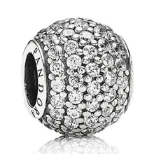 Load image into Gallery viewer, Pandora Retired Sterling Silver Pave Lights Charm with Clear Zirconia - 791051CZ