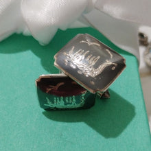 Load image into Gallery viewer, Vintage Siam Sterling Silver Dragon Boat Cufflinks Thailand Royal Barges