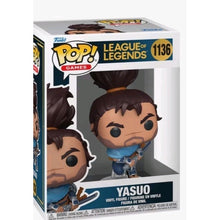 Load image into Gallery viewer, League of Legends Yasuo Funko Pop! #1136 w/ Protector In Hand