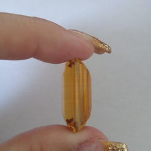 Load image into Gallery viewer, Natural Citrine Loose Gemstone Cushion Emerald Shape, 46.87 Carats Certi…