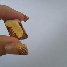 Load image into Gallery viewer, Natural Citrine Loose Gemstone Cushion Emerald Shape, 46.87 Carats Certi…