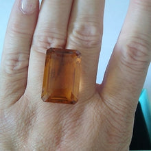 Load image into Gallery viewer, Natural Citrine Loose Gemstone Cushion Emerald Shape, 46.87 Carats Certi…