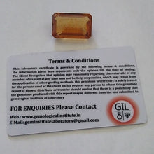 Load image into Gallery viewer, Natural Citrine Loose Gemstone Cushion Emerald Shape, 46.87 Carats Certi…