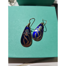 Load image into Gallery viewer, Laurel Burch Wild Iris Earrings