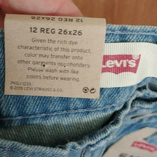Load image into Gallery viewer, Levi's Big Boys 511 Slim Stretch Denim Blue Jeans, Perlata, 12 Regular 26x26