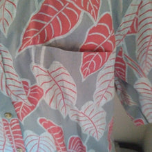 Load image into Gallery viewer, Cooke Street Men's Grey Botanical Hawaiian Shirt, Size XL