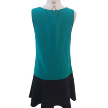 Load image into Gallery viewer, LOFT Sleeveless Sheath Colorblock Dress, Green/Black, size 6