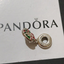 Load image into Gallery viewer, Pandora Sterling Silver Holiday Wreath Christmas Charm 796362enmx