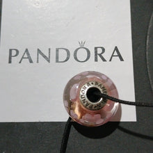Load image into Gallery viewer, Pandora Retired Large Murano Glass Pink Blossoms Bead - 790753