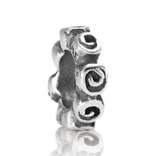 Load image into Gallery viewer, Pandora Retired Sterling Silver Small Roses Spacer- 790176