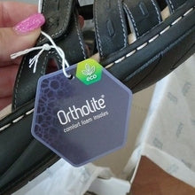 Load image into Gallery viewer, Croft & Barrow Fugue Women's Sandals: Black, Size 7 Wide