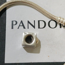 Load image into Gallery viewer, Pandora Sterling Silver 7.0" Starter Bracelet & I Love You Charm 790200 …