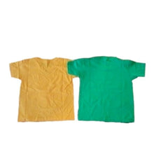 Load image into Gallery viewer, Disney FROZEN Olaf Tees T-Shirts Set of 2, Gold + Green, Size 4