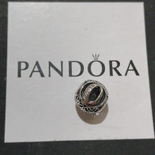 Load image into Gallery viewer, Pandora Sterling Silver Vintage Letter O Charm with Clear Zirconia - 791859cz