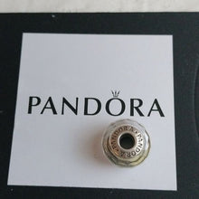 Load image into Gallery viewer, Pandora Sterling Silver White Fascinating Faceted Murano Glass Bead - 791070