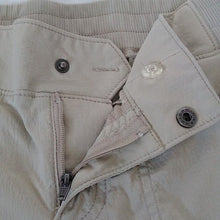 Load image into Gallery viewer, Athleta Utility Band Shorts, Beige, Size 0
