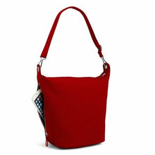 Load image into Gallery viewer, Vera Bradley Shoulder Bag Cardinal Red Carson Hobo Crossbody Side Pocket…