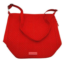 Load image into Gallery viewer, Vera Bradley Shoulder Bag Cardinal Red Carson Hobo Crossbody Side Pocket…