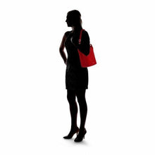 Load image into Gallery viewer, Vera Bradley Shoulder Bag Cardinal Red Carson Hobo Crossbody Side Pocket…