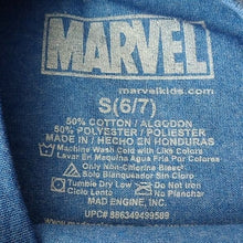 Load image into Gallery viewer, Marvel Avengers Capt. America Age of Ultron Pixelated T-Shirt, Blue Heather, 6/7