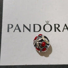 Load image into Gallery viewer, Pandora Sterling Silver Sweet Cherries Fruit Charm with Red Enamel - 791900en73