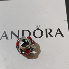 Load image into Gallery viewer, Pandora Sterling Silver Sweet Cherries Fruit Charm with Red Enamel - 791900en73