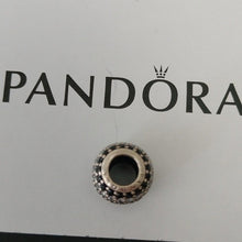 Load image into Gallery viewer, Pandora Sterling Silver Nautical Pave Lights Bead w/ Black Zirconia - 791172NCK