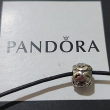Load image into Gallery viewer, Pandora Sterling Silver Raised Flower Charm 790186