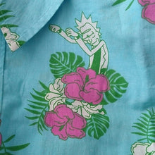 Load image into Gallery viewer, Rick & Morty SLIM FIT Hawaiian Shirt Size XXL + 3 Pair Crew Socks