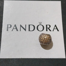 Load image into Gallery viewer, Pandora Sterling Silver Pave Lights Bead with Golden Yellow Zirconia - 791051fcz
