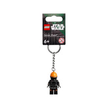 Load image into Gallery viewer, LEGO Star Wars Fennec Shand Minifigure Keyring 854245, Black, Small