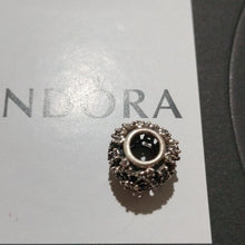 Load image into Gallery viewer, Pandora Retired Inner Radiance Bead w/ Clear + Champagne Zirconia