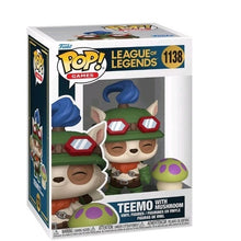 Load image into Gallery viewer, Funko Pop! League of Legends Teemo w/ Mushroom #1138 Figure w/ Protector In Hand