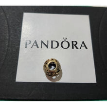 Load image into Gallery viewer, Pandora Sterling Silver Vintage Letter P Charm with Clear Zirconia - 791860CZ