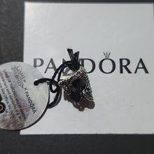 Load image into Gallery viewer, Pandora Sterling Silver GoT HBO Iron Throne Charm w/Green Crystal - 792965c01