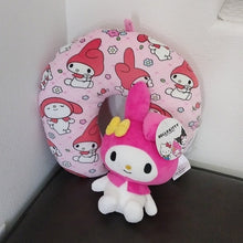 Load image into Gallery viewer, Sanrio Hello Kitty & Friends MY MELODY Plush + Travel Pillow