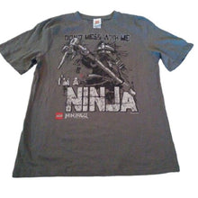Load image into Gallery viewer, Boy's Lego Ninjago Character T-shirt, Grey, Large 10/12