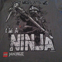 Load image into Gallery viewer, Boy's Lego Ninjago Character T-shirt, Grey, Large 10/12