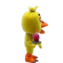 Load image into Gallery viewer, Yootooz FNAF Limited Edition Chica Flocked w/ Cupcake Vinyl Figure Brand New
