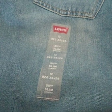 Load image into Gallery viewer, Levi's Big Boys 511 Slim Stretch Denim Blue Jeans, Dallas, size 12 Regular 26x26