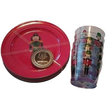 Load image into Gallery viewer, FAO Schwartz Nutcracker, set of 4 Cups + 4 Dessert Plates in Melamine
