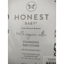 Load image into Gallery viewer, Honest Baby 100% Organic Cotton Changing Pad Cover With Skulls, Set Of 3