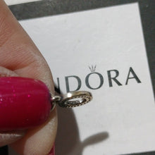 Load image into Gallery viewer, Pandora Sterling Silver Alphabet Letter O or Number Zero Dangle 791327cz