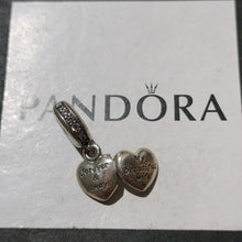 Load image into Gallery viewer, Pandora Retired Sterling Silver My Beautiful Wife Family Dangle Charm 791524cz