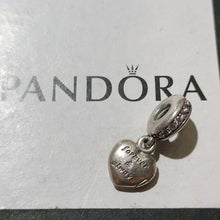 Load image into Gallery viewer, Pandora Retired Sterling Silver My Beautiful Wife Family Dangle Charm 791524cz