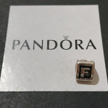 Load image into Gallery viewer, Pandora Retired Sterling Silver Alphabet Bead - Letter F - 790323F