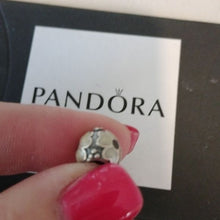 Load image into Gallery viewer, Pandora Retired Sterling Silver Daisy Flower with White Enamel Bead - 790433EW