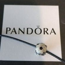 Load image into Gallery viewer, Pandora Retired Sterling Silver Daisy Flower with White Enamel Bead - 790433EW