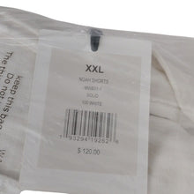 Load image into Gallery viewer, Onia 100% White NOAH Drawstring Linen Shorts, XXL